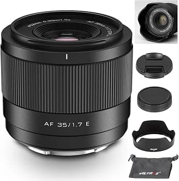 VILTROX 35mm F1.7 E-Mount APS-C Lens for Sony E, STM Auto Focus Lens for Sony E-Mount Cameras FX3 A7C A7RII A7SII A7II A7RIII A7IV A7RIV A9 A1 ZVE1 A93 A6700 A6600 A6500 A6400 ZV-E10 FX30 ZV-E10II على Amazon.ae - متتبع الأسعار