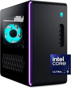 Alienware Aurora Gaming Desktop ACT1250 - Intel Core Ultra 9 285 Processor, Liquid Cooled, NVIDIA GeForce RTX 5080, 32GB DDR5 RAM, 1TB SSD, 1000W Platinum Rated PSU, Win 11 Home - Clear Panel on Amazon.ae - Price Tracker