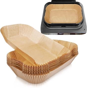 125PCS Air Fryer Liners Ninja Foodi Grill XL Accessories, Disposable Paper for Ninja Fg551 6-In-1 Grill Air Fryer, Parchment Paper Liners Rectangular, Baking Paper | Air Fryer Paper for Baking,Air Fryer Paper Liners Airfryer Sheets Rectangular Air Fryer Accessories Kitchen Baking Paper على Amazon.ae - متتبع الأسعار