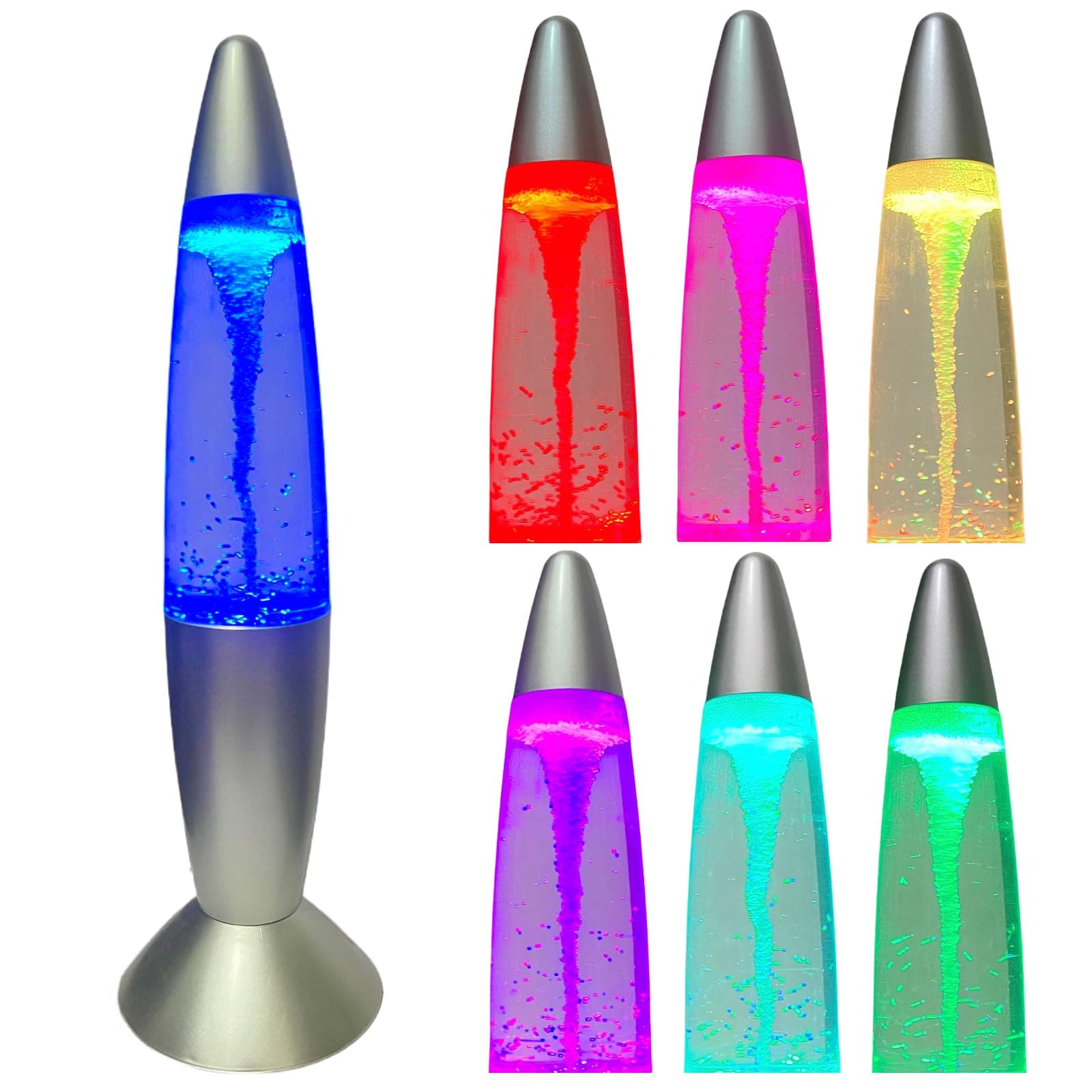 Moooope 14” Tornado Lamp, Decoration Lamp, Automatic Color Changing Lava lamp, Teen Room Decor for Girls and Boys, USB Cable/Battery Operated Miniature Stuff on Amazon.ae - Price Tracker