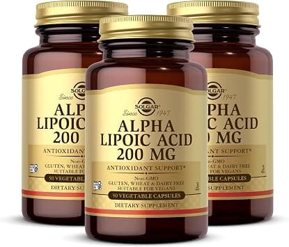 Solgar Alpha Lipoic Acid 200mg 50 Vcaps 3-Pack - Best Deal Finder