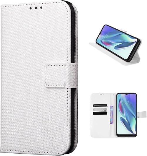 COQUE Wallet Case with Magnetic Woven Texture and Card Slot for Xiaomi Poco F8 Ultra 5G, Flip Case for Xiaomi Poco F8 Ultra 5G-Bianco on Amazon.ae - Price Tracker
