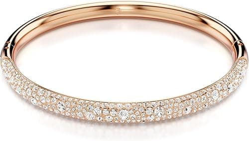 SWAROVSKI Meteora Bangle, Snow Pave, Clear Crystals on Rose Gold-tone Finished Metal on Amazon.ae - Price Tracker