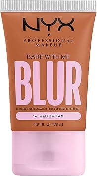NYX PROFESSIONAL MAKEUP Bare With Me Blur, Skin Tint Foundation with Matcha, Glycerin & Niacinamide - Medium Tan on Amazon.ae - Price Tracker