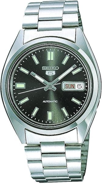 Seiko Men's Analogue Automatic Self-Winding Watch with Stainless Steel Bracelet – SNXS73K on Amazon.ae - Price Tracker