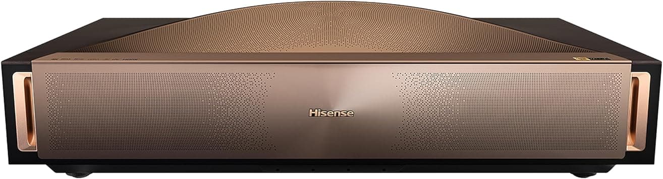 Hisense L9Q Ultra Short Throw Triple Laser Projector, 4K UHD, 5,000 ANSI Lumens, 5000:1 Contrast, 80” - 200”, Dolby Vision & Atmos, IMAX Enhanced, VIDAA TV, Pantone Validated, Sound by Devialet on Amazon.ae - Price Tracker