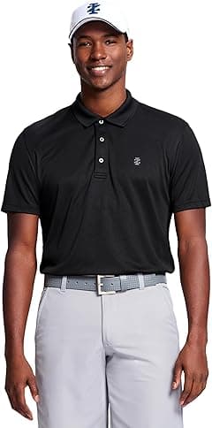 IZOD Men's Performance Golf Grid Polo - Amazon.ae Price Tracker