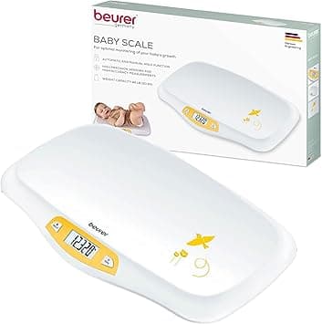 Beurer BY80 Digital Baby Scale, Infant Scale for Weighing in Pounds, Ounces, or Kilograms up to 44 lbs, Newborn Baby Scale with Hold Function, Pet Scale for Cats and Dogs - Amazon.ae Price Tracker