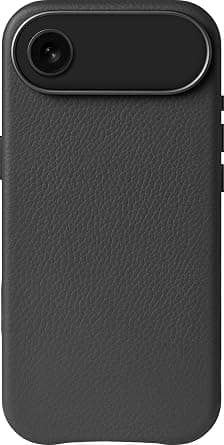 LONLI Urban Pebbled Leather - European Genuine Pebbled Leather Case for Phone 17 Air - [Built-in Camera Control and Compatible with Magsafe] - Black على Amazon.ae - متتبع الأسعار