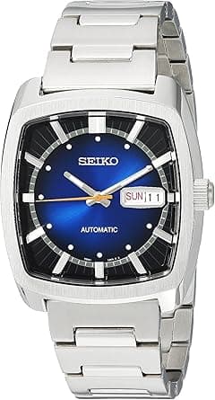 SEIKO Automatic Watch for Men - Recraft Series - Stainless Steel Case and Bracelet, Day/Date Calendar, 50m Water Resistant, and 41 Hour Power Reserve on Amazon.ae - Price Tracker
