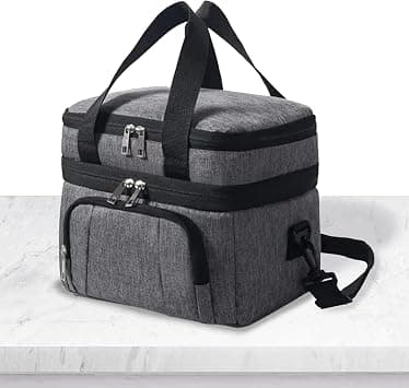 Lunch Bag, Bento Bag, 15 Liters/507 OZ Large Size, Cooler Picnic Bag, Thermal Insulated Lunch Box Bag, Leak Proof, Waterproof Material, With Shoulder Strap, Great For Office, Work, School on Amazon.ae - Price Tracker