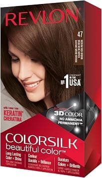REVLON Colorsil Permanent Hair Colour, Medium, Rich Brown 47 - Best Deal Finder