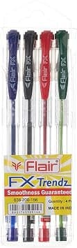 Flair FX Trendz Ball Pens 4-Piece Set, Multicolor on Amazon.sa - Price Tracker