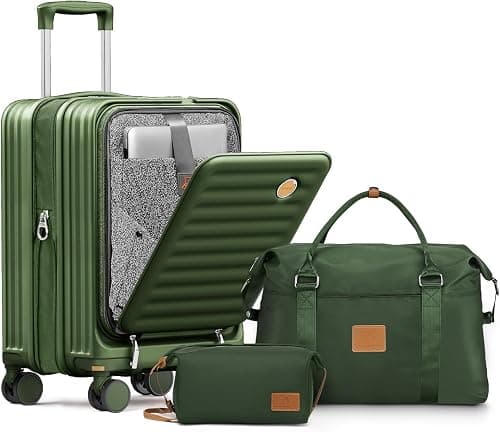 Joyway Luggage Sets 3 Piece Suitcase Set Carry on Luggage with Spinner Wheels Combination Lock for Travel Essentials Lightweight Hardshell Travel Luggage Set (20-Inch) on Amazon.ae - Price Tracker