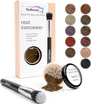 Hair Root Touch Up Powder – Root Cover Up Hair Powder – 11 True-to-Nature Root Concealer Shades – Zero Fragrance, Talc or Parabens – Hair Cover Hairline Powder by (With Brush, Dark Brown) on Amazon.ae - Price Tracker