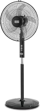 Black & Decker 60W Stand Fan 16 Inch Diameter, 90° Wide Swing 3 Speeds Plus Modes And 5AS Blade, For The Perfect Temperature FS1620-B5 2 Years Warranty on Amazon.ae - Price Tracker
