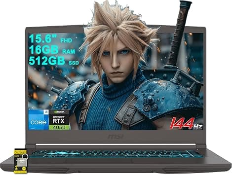 msi Thin 15 Gaming Laptop 15.6" FHD IPS 144Hz Intel Octa-core i5-13420H (> i7-11800H) 16GB RAM 512GB SSD GeForce RTX 4050 Backlit Type-C Win11 ICP Hub on Amazon.ae - Price Tracker