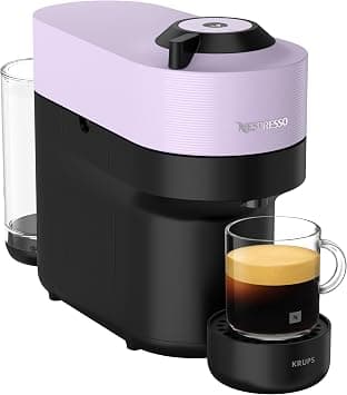Nespresso Krups Vertuo pop coffee pod machine, Lilac على Amazon.ae - متتبع الأسعار