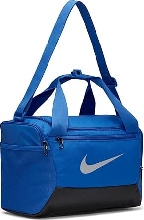 Nike Brsla Xs - 9.5 (25L) Duffel Bags For Mens Game Royal/Black/(Metallic Silver) 1Size on Amazon.ae - Price Tracker