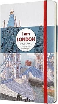 Moleskine I Am London Limited Edition White Large Ruled Notebook Hard - Amazon.ae Price Tracker