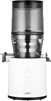 Hurom H320 Slow Juicer | Ultra Low Pulp | Hands-Free | Hopper Fits Whole Produce | Quiet Motor | BPA Free | Easy Assembly | Cold Press Masticating Juicer (White) on Amazon.ae - Price Tracker