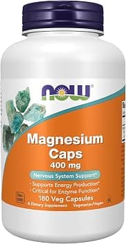 Now Foods Magnesium 400 Mg Caps 180'S - Best Deal Finder