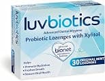Luv Biotics Sugar Free Original Mint Lozenges with Oral Probiotics,Xylitol & Aloe Vera for Fresh Breath, Dry Mouth Relief, Gum Health & Oral Microbiome Support – 30 Lozenges - Best Deal Finder