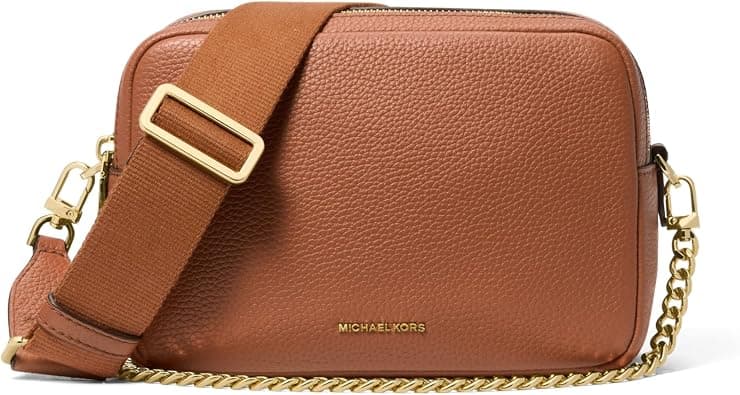 Michael Kors Womens Bryant Medium Double Zip Chain Camera Crossbody Bag Crossbody Bag on Amazon.ae - Price Tracker