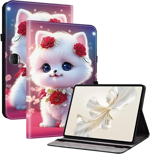 Case for Honor Pad 9, 12.1", Premium Leather Flip Cover with Card Slots, Pen Holder, Adjustable Stand, Multiple Decorative Patterns,PSJ-S على Amazon.ae - متتبع الأسعار