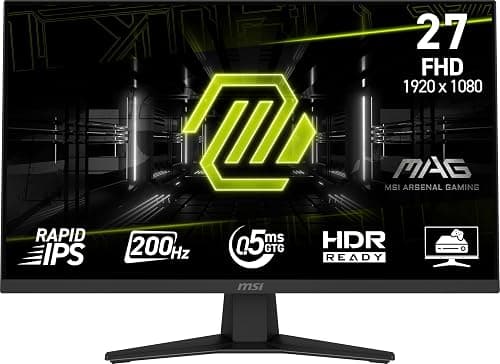 mag 274F | 27 Rapid IPS / 200Hz / .05ms GTG/HDR Ready/AI-Vision Gamer Monitor على Amazon.ae - متتبع الأسعار