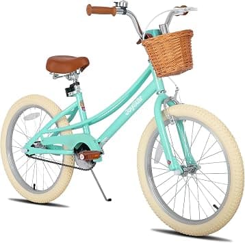 JOYSTAR Girls Bike for 2-12 Years Old Toddlers and Kids, 12' 14' 16' Kids Bike with Training Wheels & Basket, 20 Inch Kid's Bicycle with Kickstand, Retro Style Bikes - Best Deal Finder