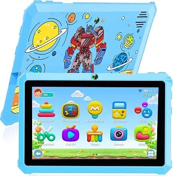 YINOCHE - kids tablet 7 inch android for kids 3-7 tablet 32GB toddler tablet with WiFi case Dual Camera Parental Control, GMS Certified Tablets - Amazon.ae Price Tracker