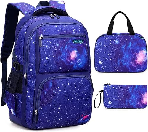URbazaar Boy Starry Sky Printed Primary Junior High University School Bag Bookbag,Backpack,Casual Shoulder Bag Travel Rucksack على Amazon.ae - متتبع الأسعار