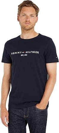 Tommy Hilfiger Mens Core Tommy Flag Logo Tee T-Shirt - Amazon.ae Price Tracker