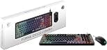 MSI Forge GK110 Combo US – Gaming RGB Keyboard & Mouse Set, 26-Key Anti-Ghosting, 12800 DPI Optical Sensor - Best Deal Finder