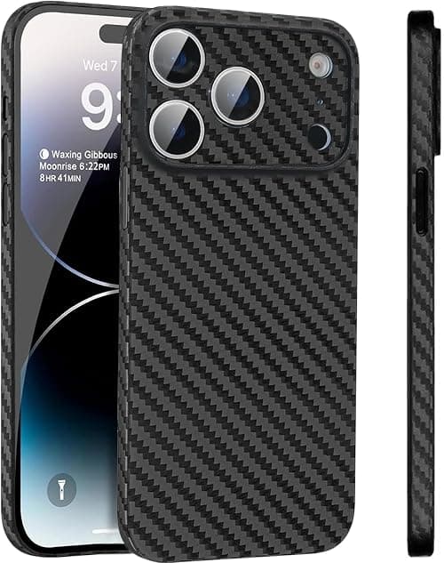 RUNGOS for iPhone 17 Pro Max Case, Carbon Fiber Texture, Ultra Thin on Amazon.ae - Price Tracker