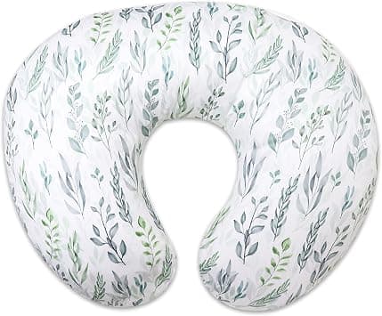 DILIMI Nursing Pillow Cover Stretchy Removable Cover for Breastfeeding Pillows, Ultra Soft Comfortable Slipcover for Baby Girl and Boy, Green Leaf on Amazon.ae - Price Tracker