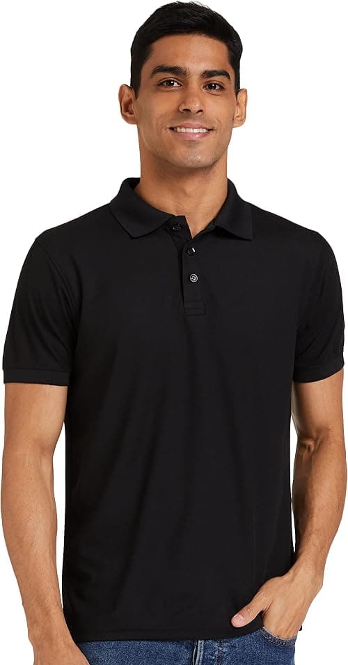 Deniklo Men's Solid Regular fit Polo Shirt on Amazon - Best Deal Finder