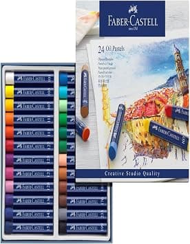 Faber Castell Goldfaber Studio Oil Pastel Set 24 Colors - Amazon.ae Price Tracker