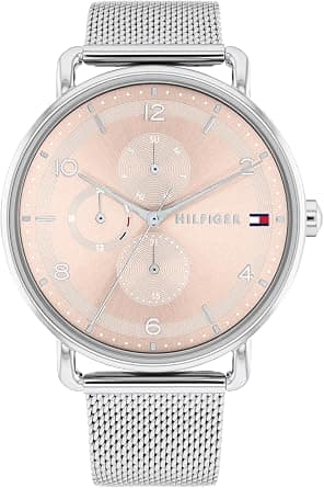 TOMMY HILFIGER WOMEN'S PINK DIAL STAINLESS STEEL WATCH - 1782662 on Amazon - Best Deal Finder
