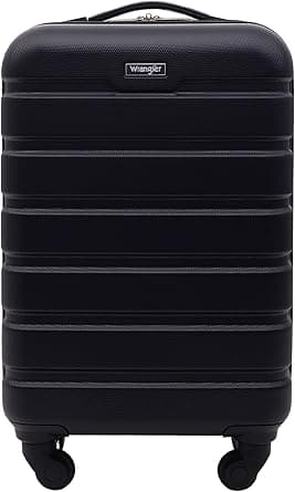 Wrangler 20" Hardside Spinner Carry On Luggage on Amazon.ae - Price Tracker