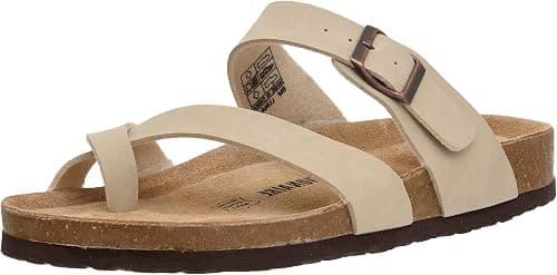 CUSHIONAIRE Men's Luna-M Cork footbed Sandal with +Comfort on Amazon - Best Deal Finder