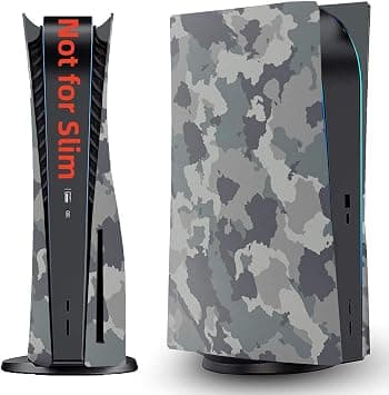 Face Plates Cover Skins Shell Panels for PS5 Disc Edition Console, Playstation 5 Accessories Faceplate Protective Shell Replacement Plate Dustproof Anti-Scratch (Gray Camouflage) on Amazon.ae - Price Tracker