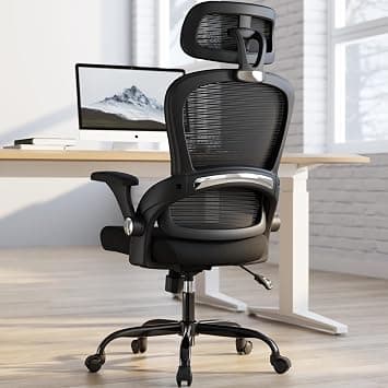 TRALT Office Chair - Ergonomic Office Chair with Back Support, Computer Chair - Home Office Desk Chairs, 330lbs Wide Seat Big and Tall Office Chairs with Headrest, Comfy Desk Chairs (Black) on Amazon.ae - Price Tracker