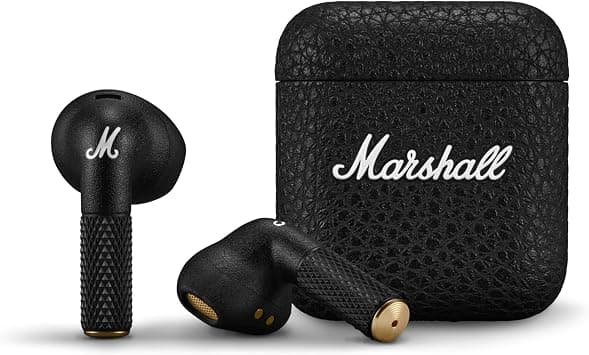 Marshall (Renewed) Minor IV Bluetooth Earphones - Water Resistant Earphones Bluetooth Wireless Earbuds With 30+ Hours Playtime - Black on Amazon.ae - Price Tracker
