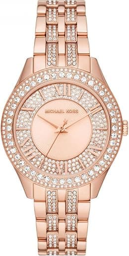 Michael Kors Watch for Women Harlowe, Three-Hand, Stainless Steel Watch with a 38 mm Case Size - Best Deal Finder