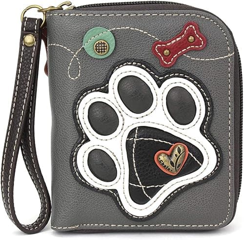 CHALA Zipper Wallet Wristlet 8 Credit Card Slots Durable Faux Leather on Amazon.ae - Price Tracker