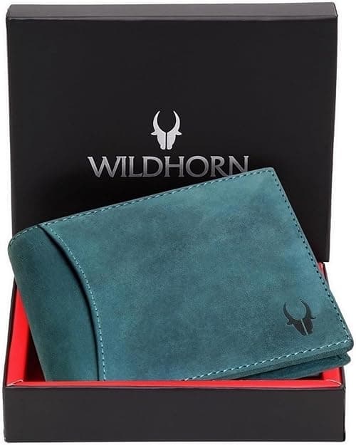 WILDHORN Genuine Leather Hand-Crafted Wallet For Men, Bifold Leather Wallet ,Model-WH1173 on Amazon.ae - Price Tracker
