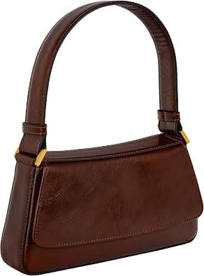 Time Resistance Leather Handbag - Full-Grain Leather Purse for Women - Shoulder Bag Made in Italy on Amazon.ae - Price Tracker