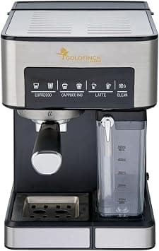 Goldfinch Fully Automatic Espresso Coffee Machine with One Button to Make Espresso Cappuccino and Latte - Amazon.ae Price Tracker